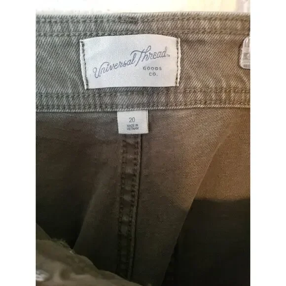 New Women’s High-Rise Sailor Wide Leg Ankle Jeans Universal Thread Y2K Size 20 - Picture 4 of 12